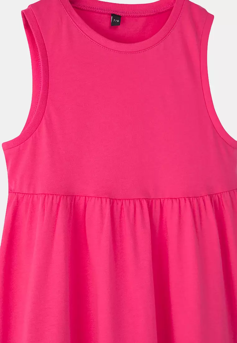 Lavendel-Purple 2'Li Girl Mini Knitted Dress Tkdss25El00015