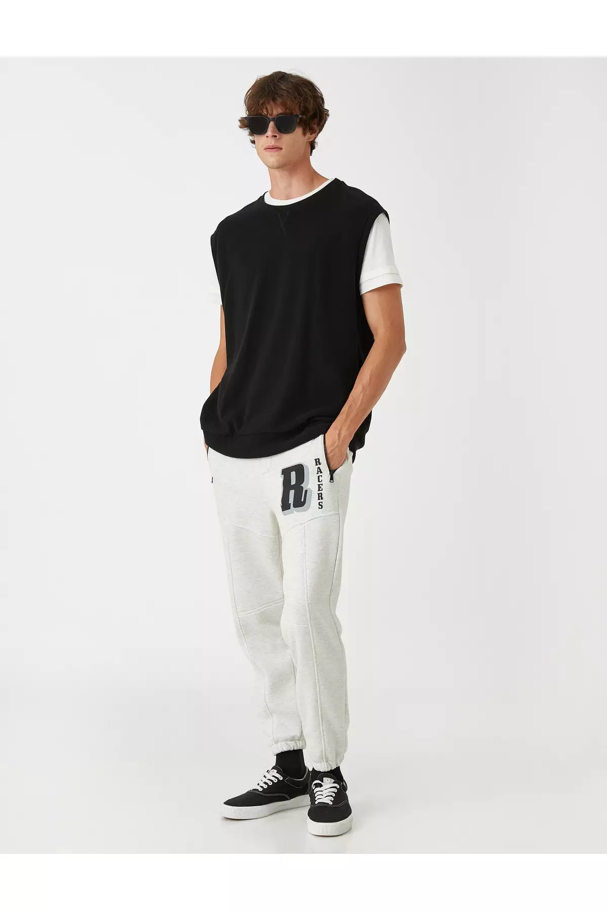 KOTON Jogger Sweatpants Printed Zipper Pocket 2024 Buy KOTON