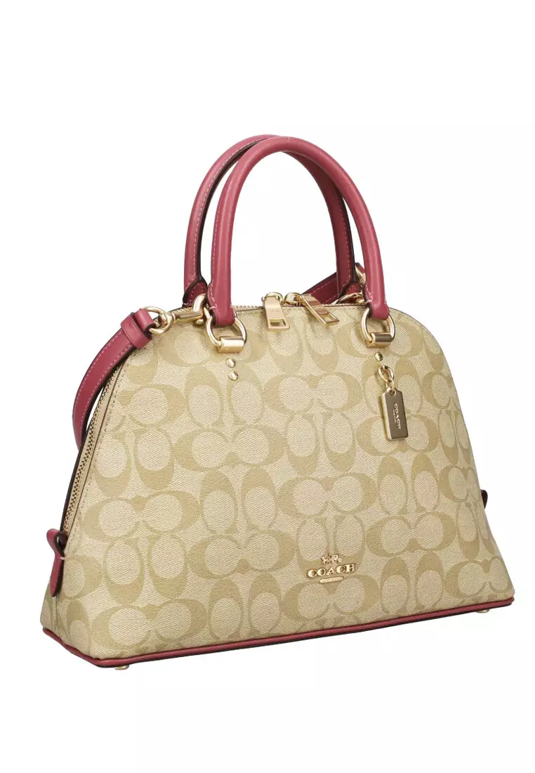 Coach Katy Satchel In Signature Canvas in 2023