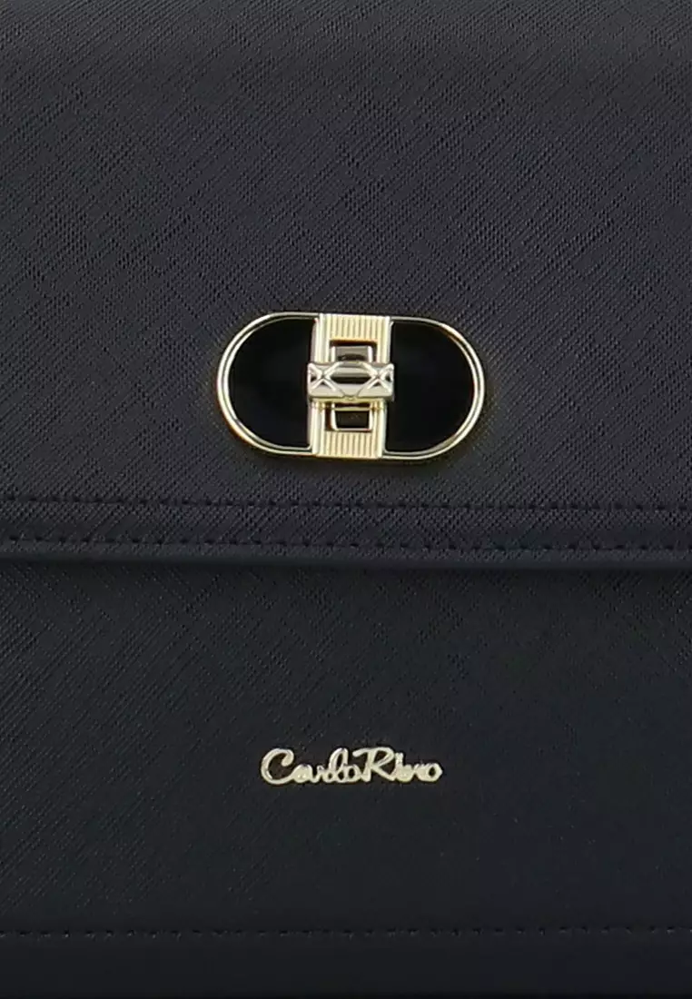 CR Duo Charm Tote Bag and Wallet - Black