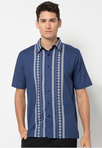 Jual YEGE  Short Sleeve Print Shirt 58 Original ZALORA 