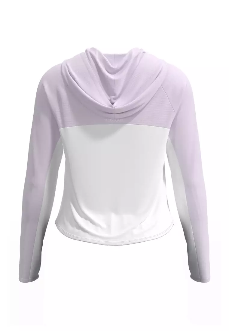 Supplementary Ladies Baby Pink Hooded UV Jacket