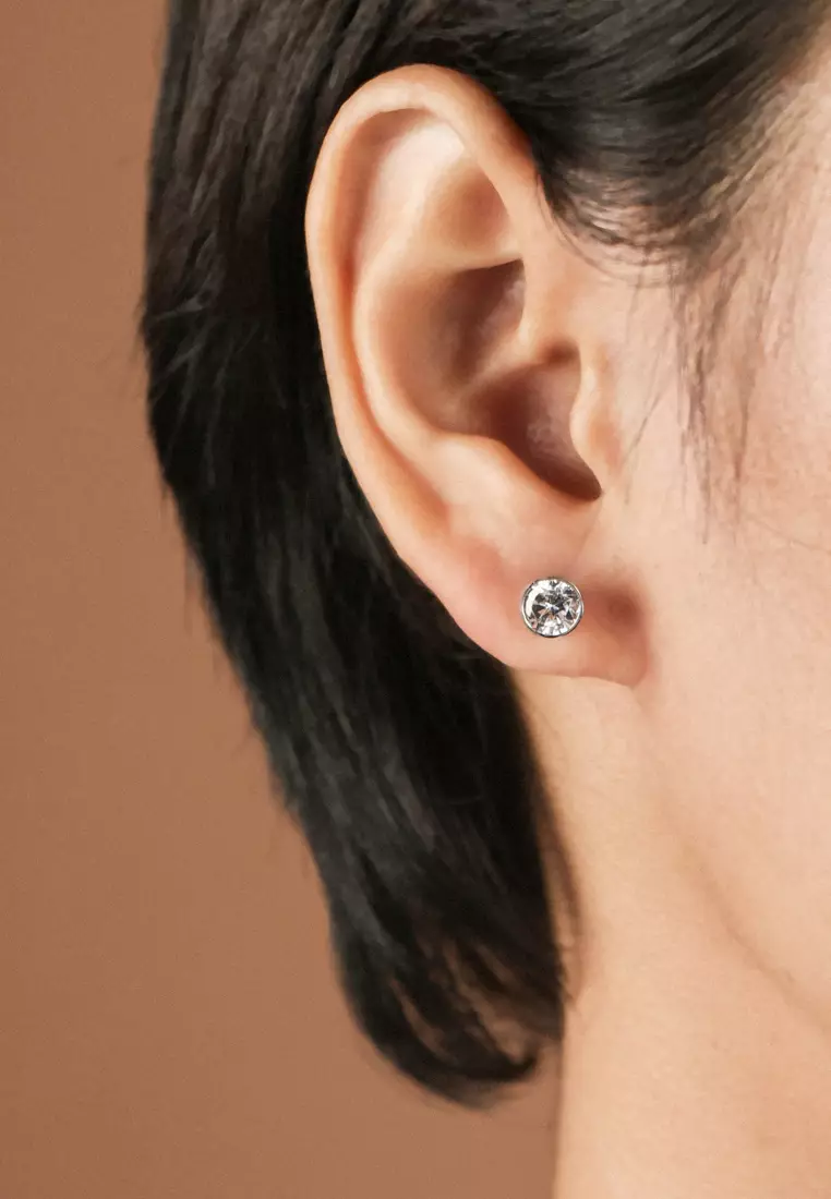 Arden Studs 18k White Gold