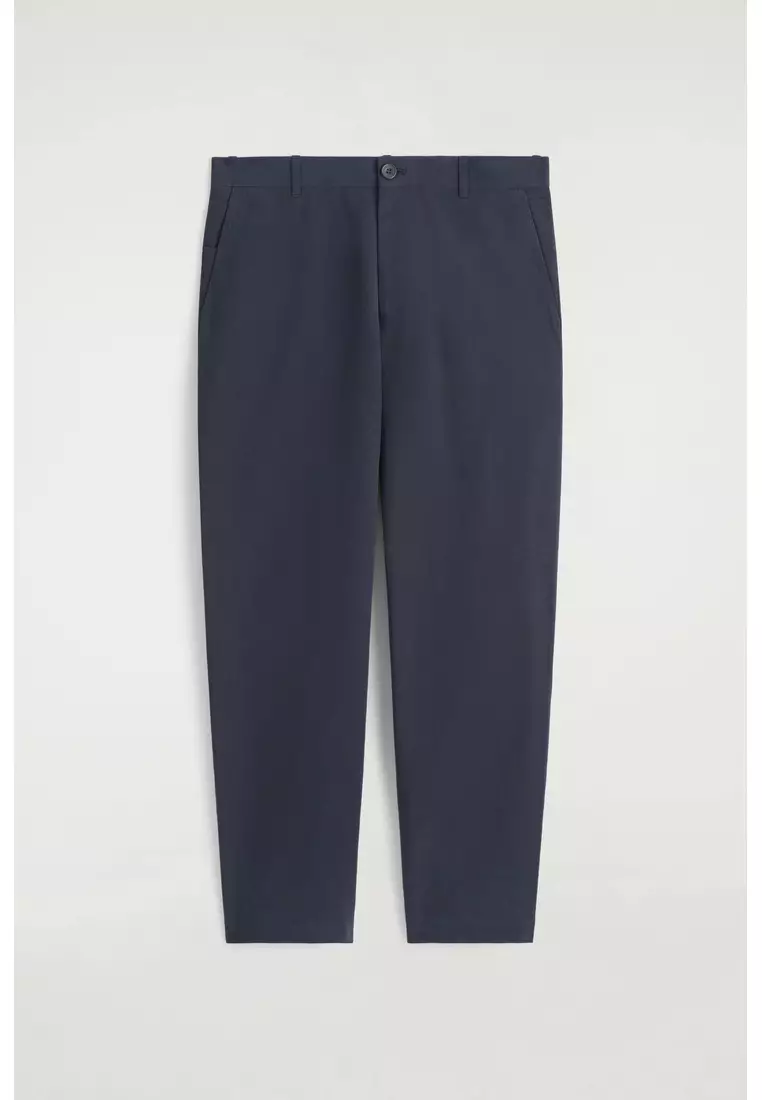 COTTON REGULAR-FIT STRAIGHT-LEG CHINOS