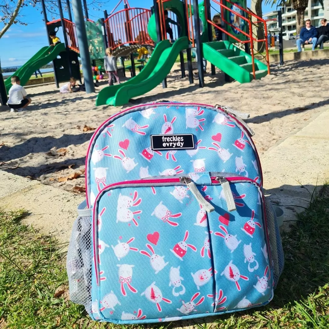 Bundling Freckles Evrydy Backpack Kids & Junior Rabbit - Tas sekolah anak couple