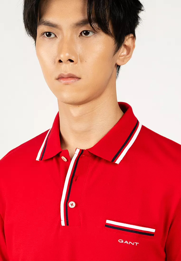 Tipped Piqué Polo Shirt