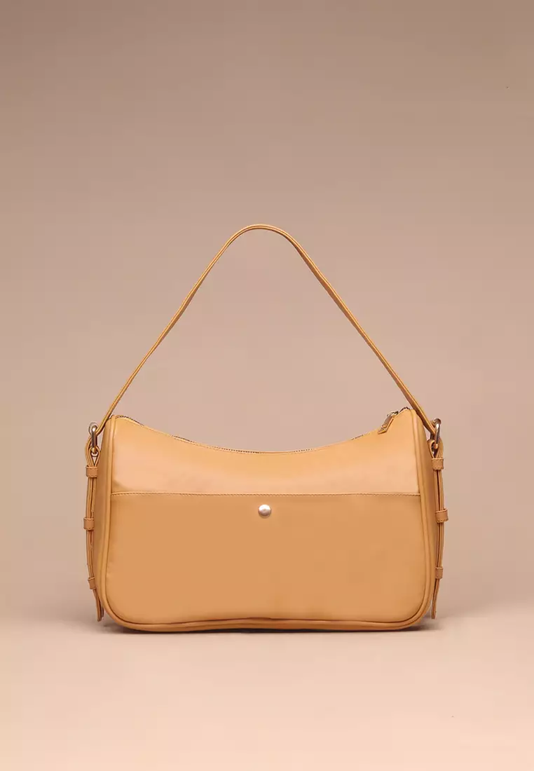 Tas Bahu Wanita Silvertote Nola Shoulder Bag Mustard