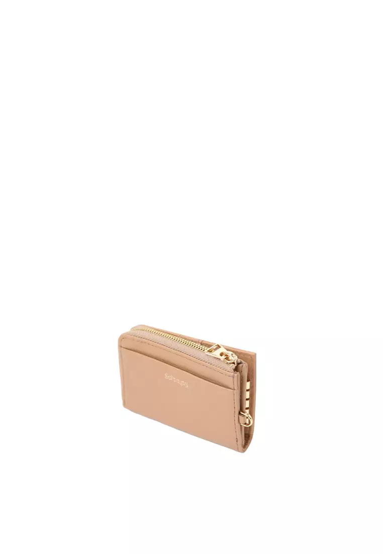 L-Zip Key Case - Biscuit