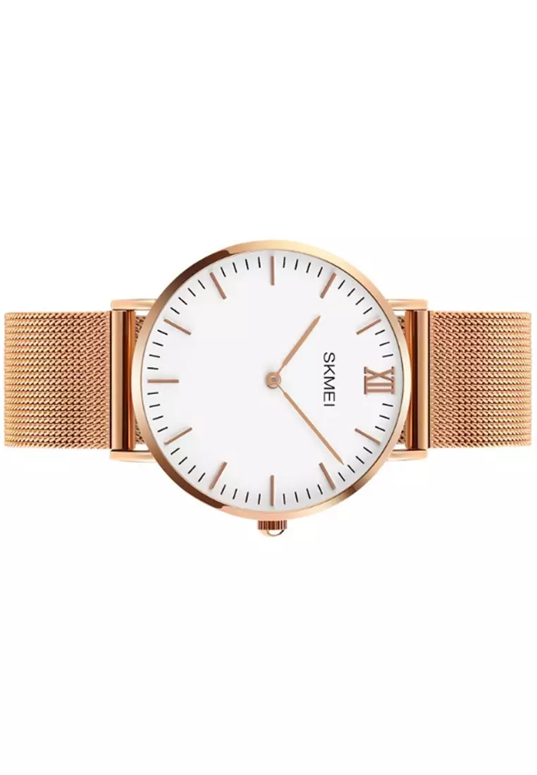 Jam Tangan Analog Pria Waterproof Strap Tali Material Stainless Steel HP23 ORIGINAL