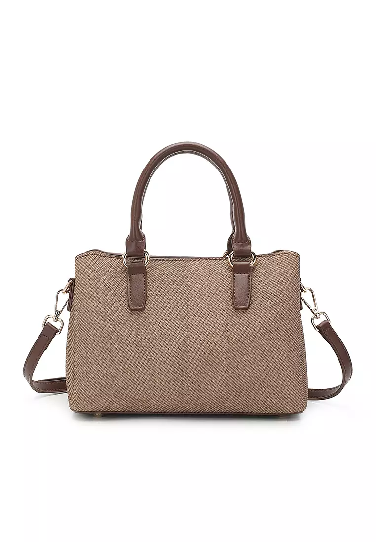 Women's Top Handle Bag / Sling Bag / Crossbody Bag / Shoulder Bag - Tan