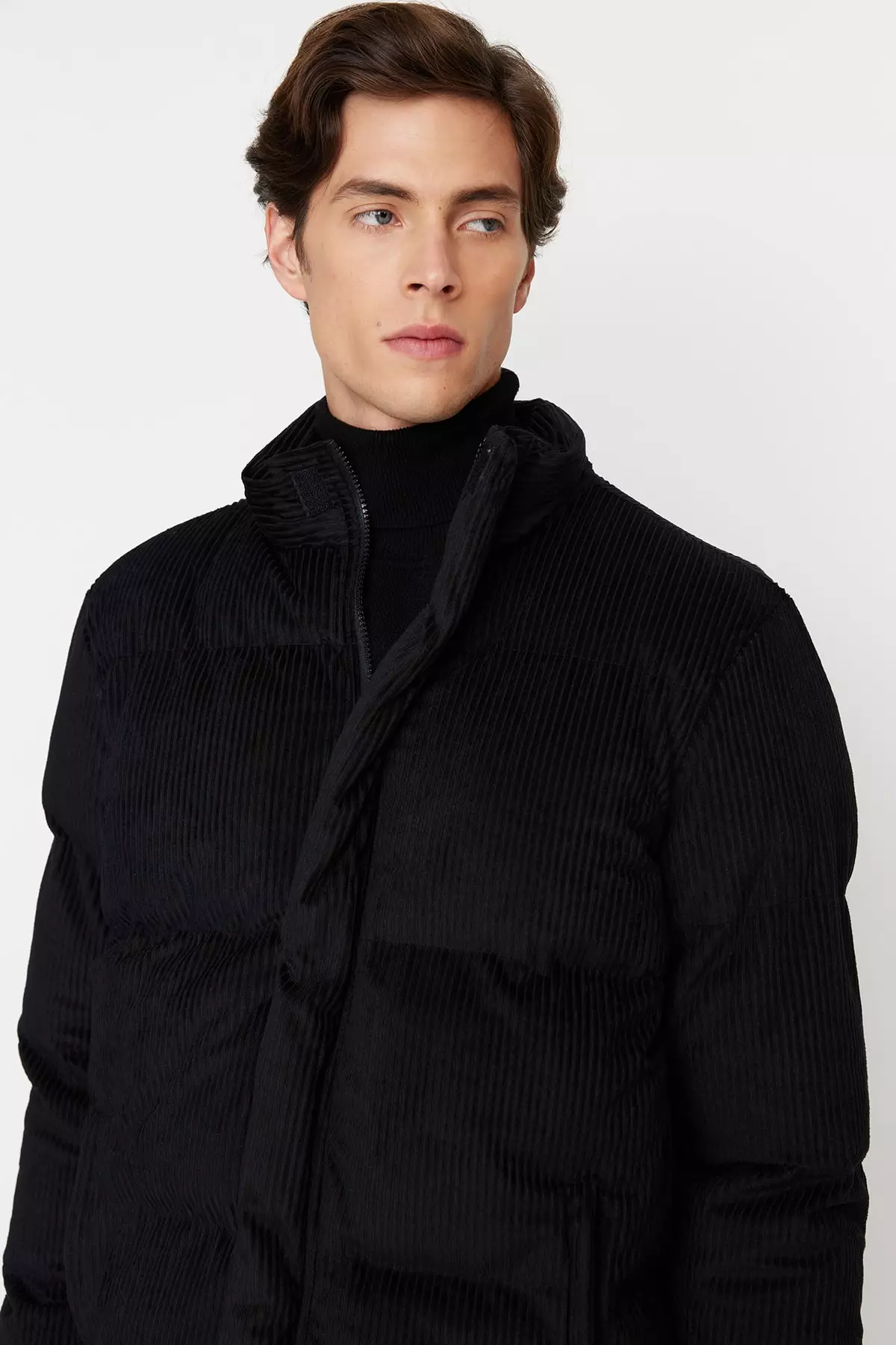 Corduroy Puffer Jacket