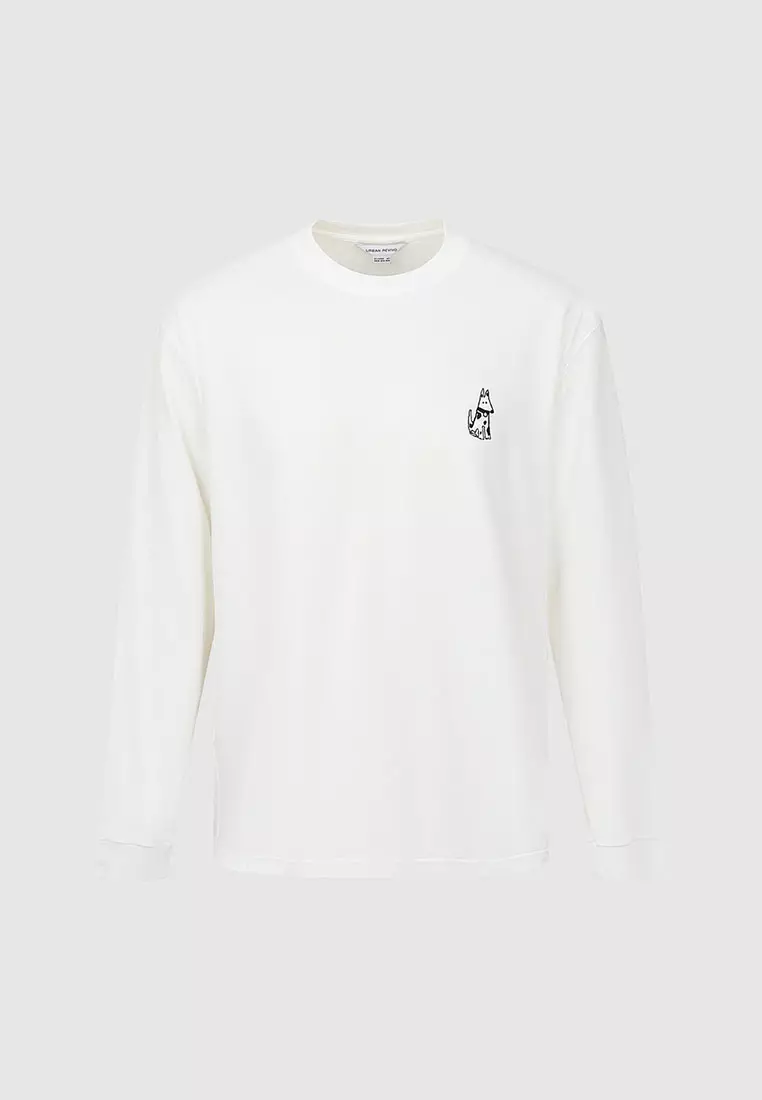 Printed Crew Neck Oversized T-Shirt