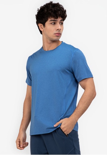 ZALORA ACTIVE blue Panelled T-Shirt CCD6DAAE0758DCGS_1