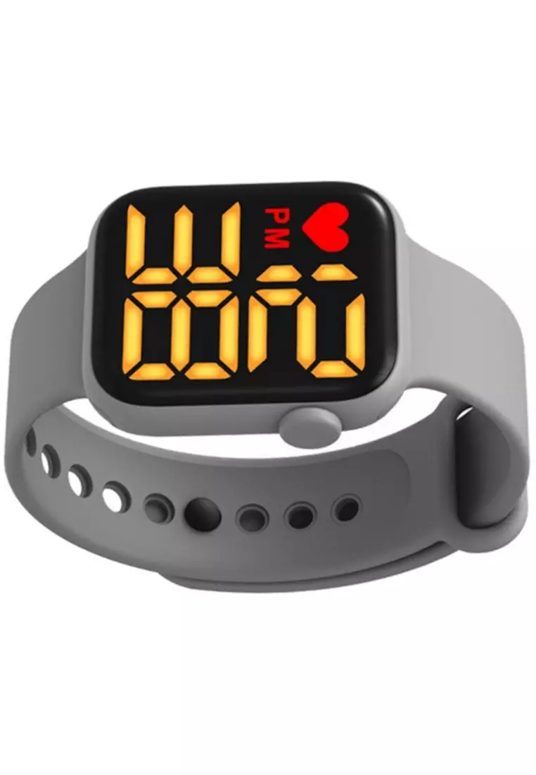 Jam Tangan Pria Digital Waterproof Many Function Strap Tali Material Silicone IR23 ORIGINAL