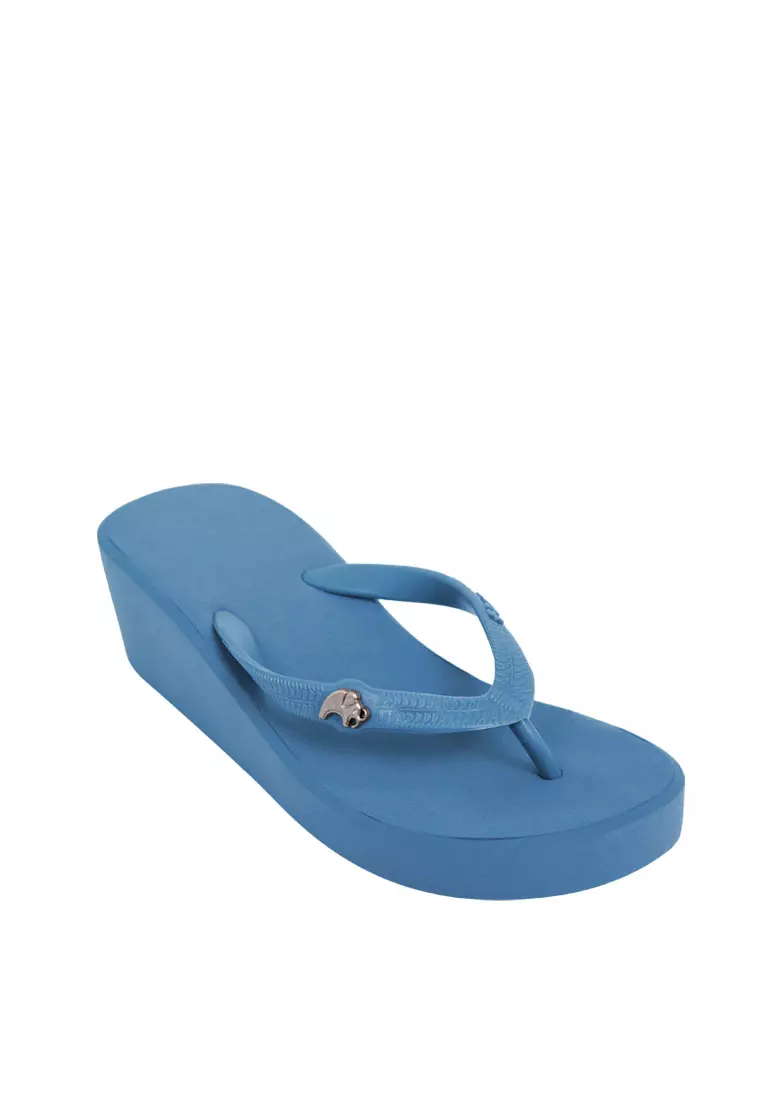 Jual Fipper Slipper Fipper Wedges S Blue Teal Original 2024