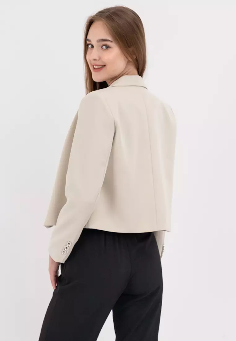 Short Relaxed Fit Blazer