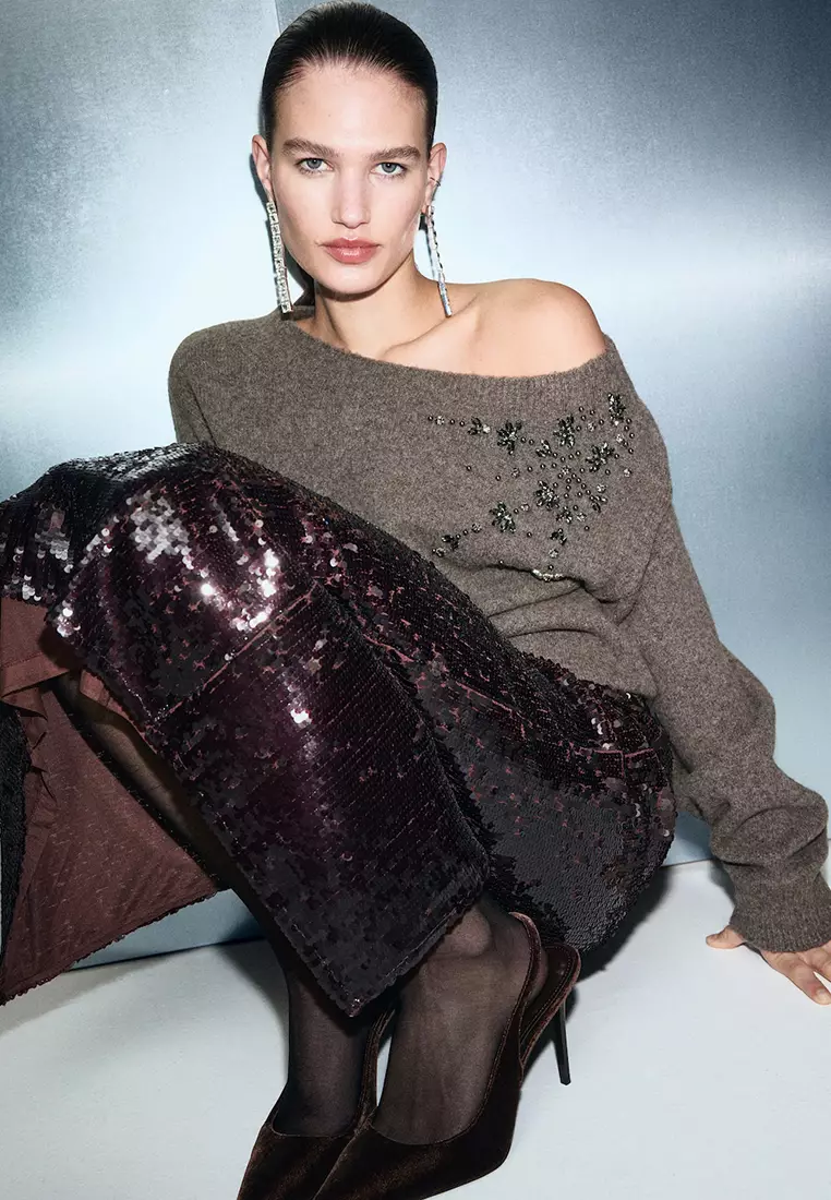 Crystal Detail Sweater