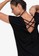 ZALORA ACTIVE black Cross Back Longline T-Shirt 65BC9AAFE00CA9GS_3