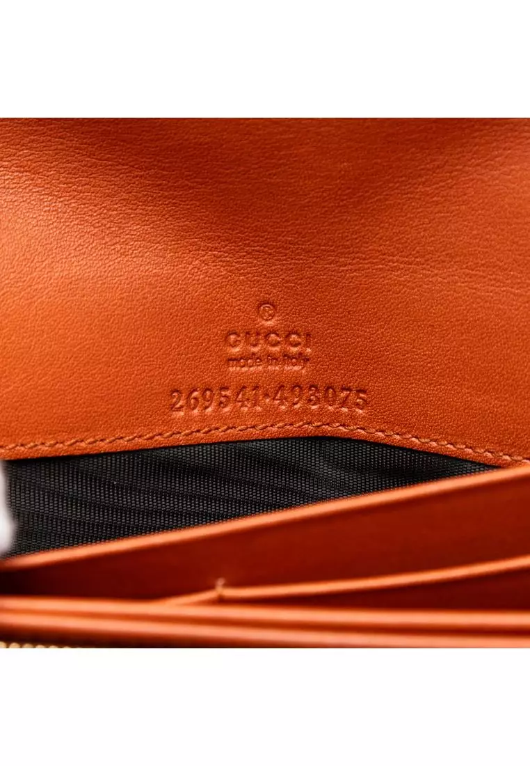 Pre-Loved Gucci Guccissima Dice Wallet On Chain
