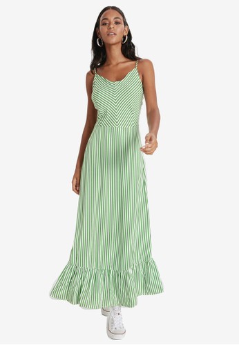 Jual Lc Waikiki Ruffled Hem Viscose Dress Original Zalora Indonesia