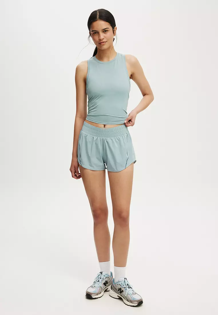 Active Open Back Muscle Tank Top