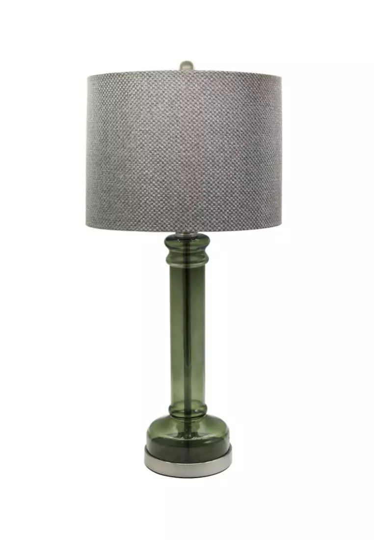 Buy At Home Deluxe Umbro Nordic Glass Table Lamp 2024 Online