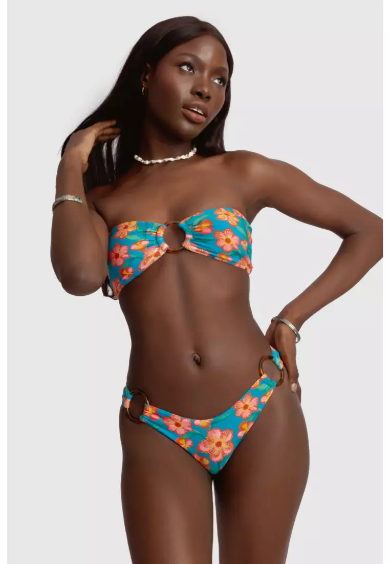 Kaila Bandeau Bikini Top / Hawaiian Sun FINAL SALE