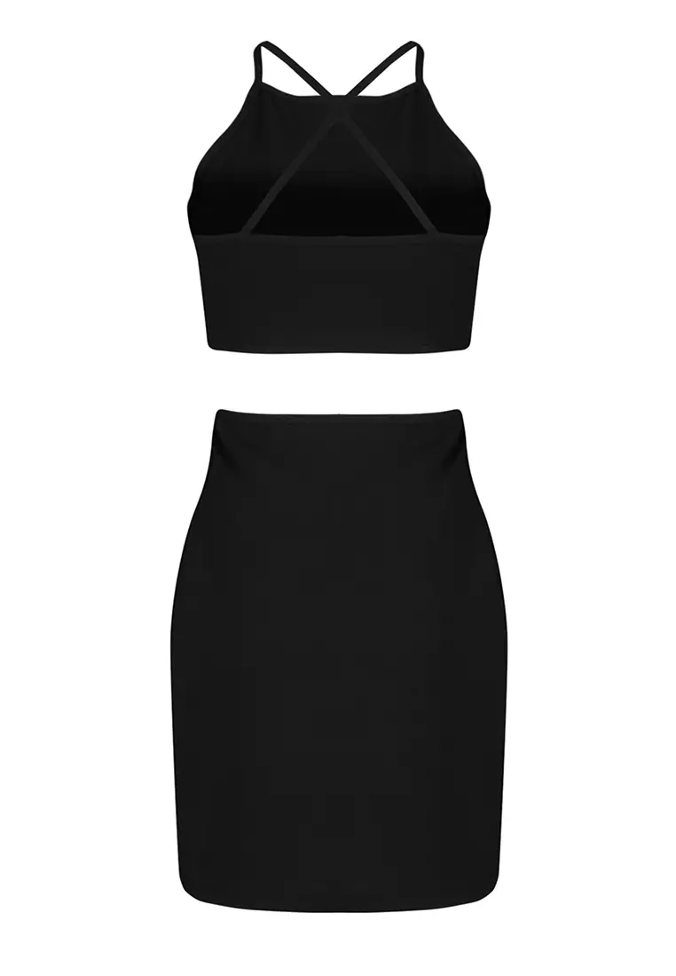 Buy Trendyol Fitted Mini Cutout Dress 2024 Online | ZALORA Philippines