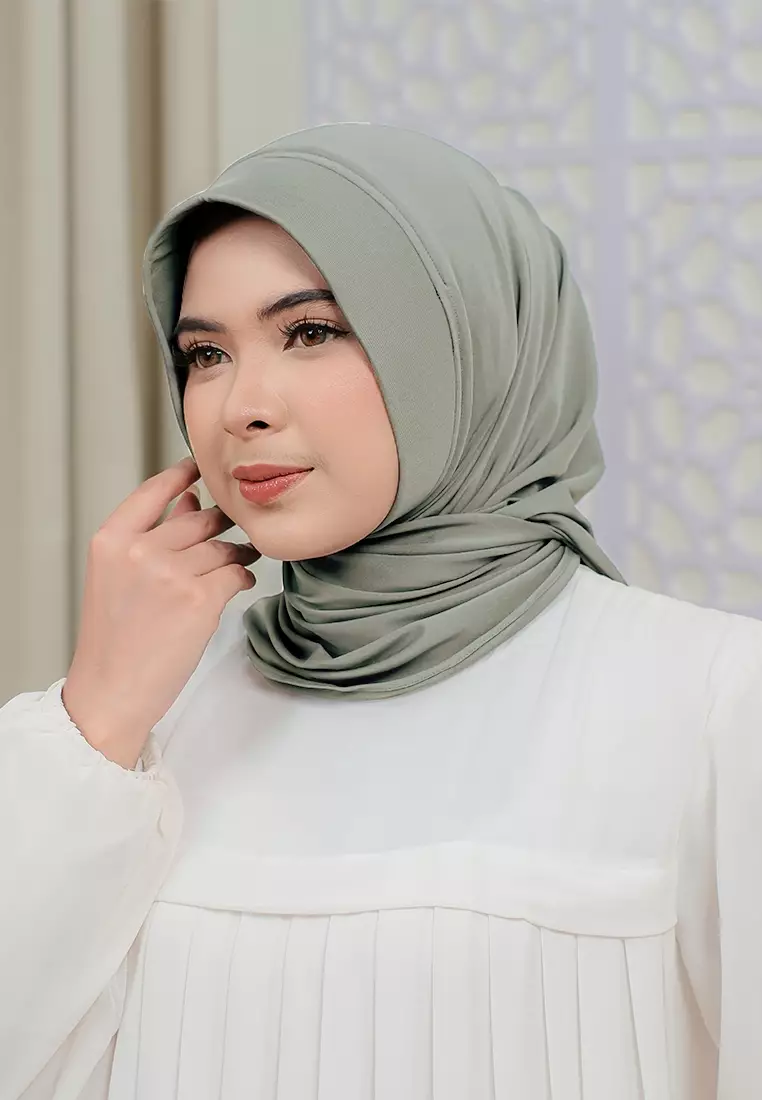 HIJAB INSTAN SOFTPAD AMEENA - PISTACHIO