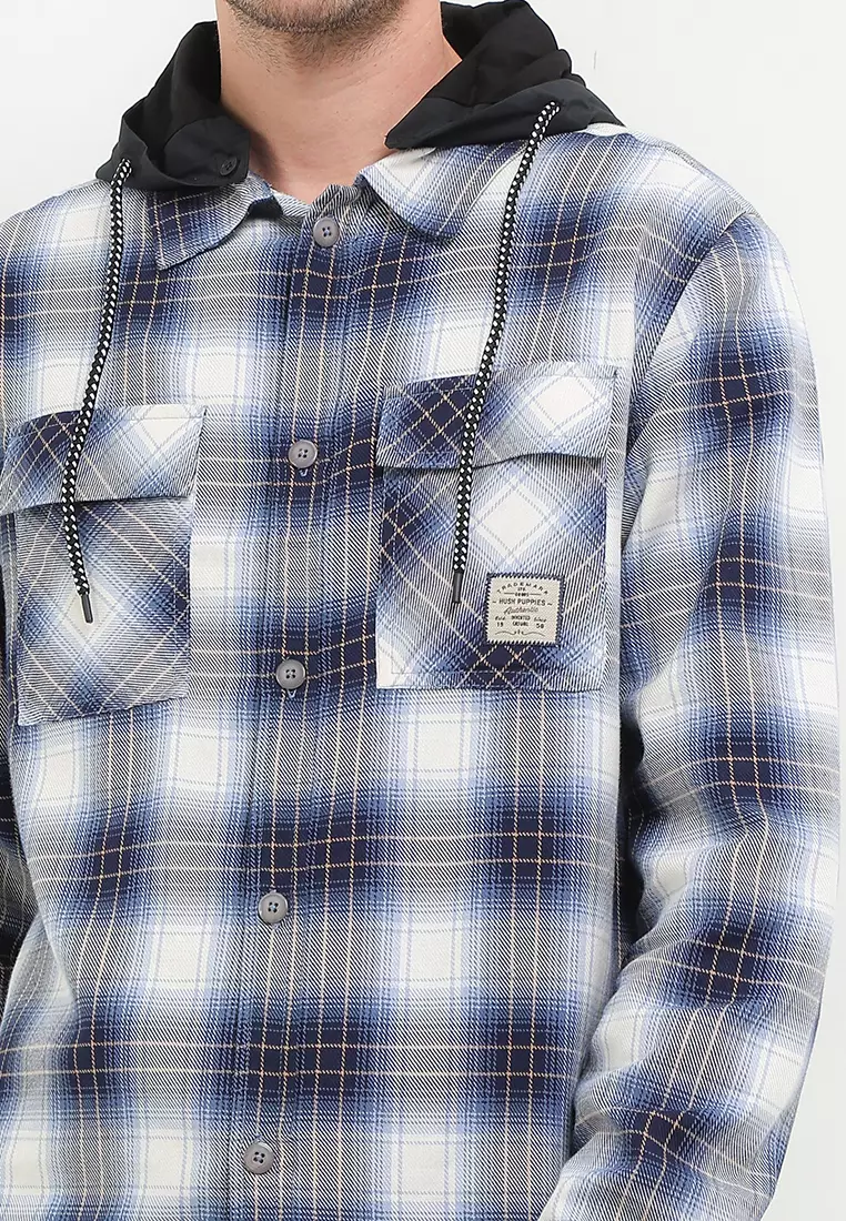 Sancho Check Hoodie Overshirt