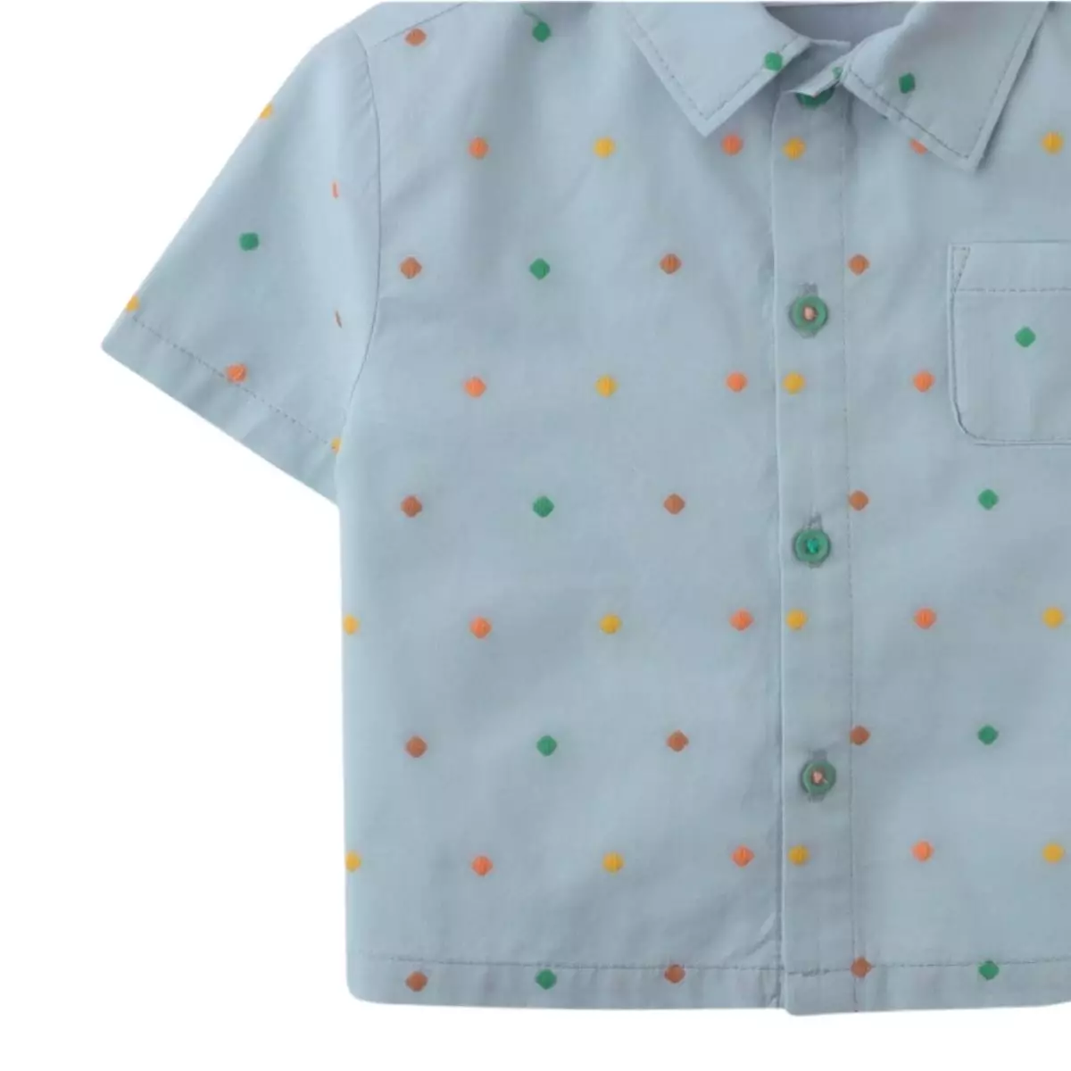 Gingersnaps Baby Coney Island Woven Btndown - Kemeja Bayi Laki-laki