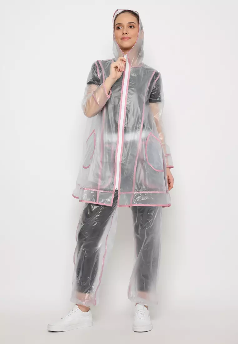 Qara Raincoat Pink