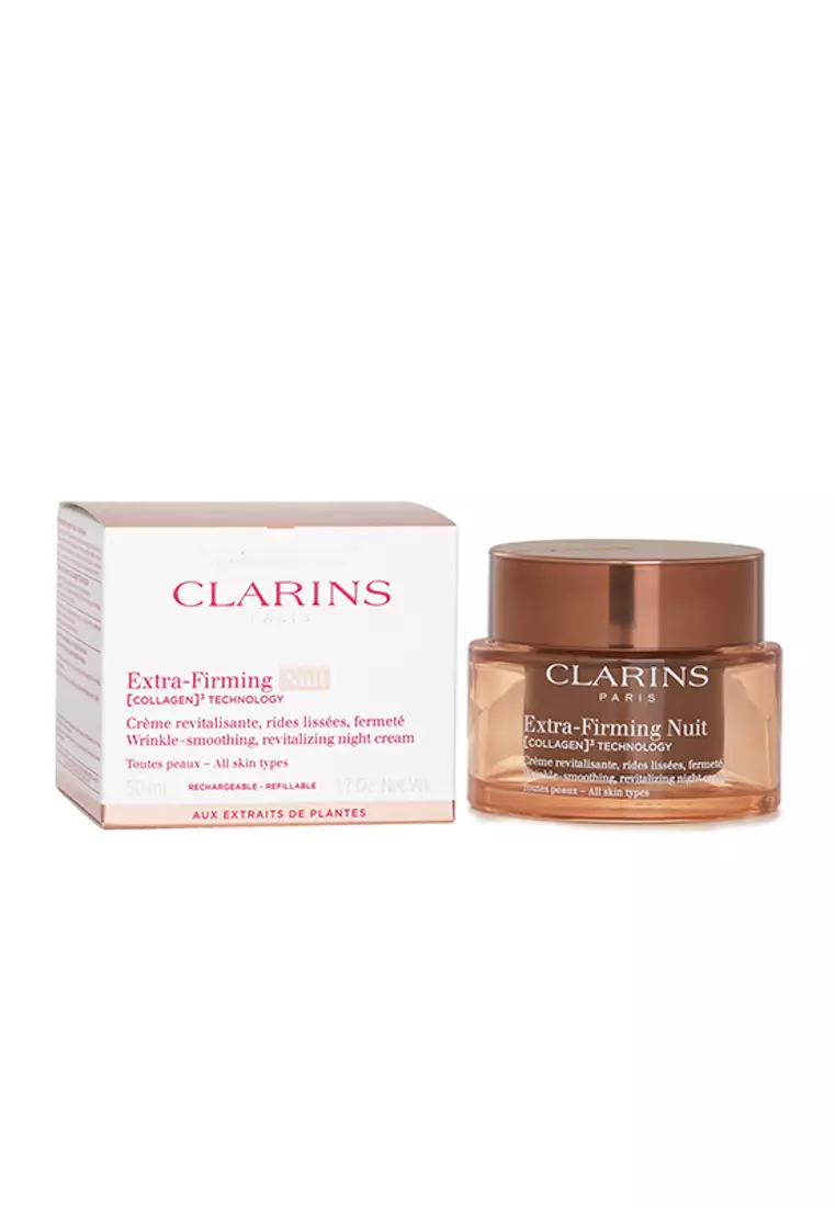 CLARINS - Extra Firming Creme Nuit Wrinkle Smoothing Revitalizing Night Cream (All Skin Type) 50ml