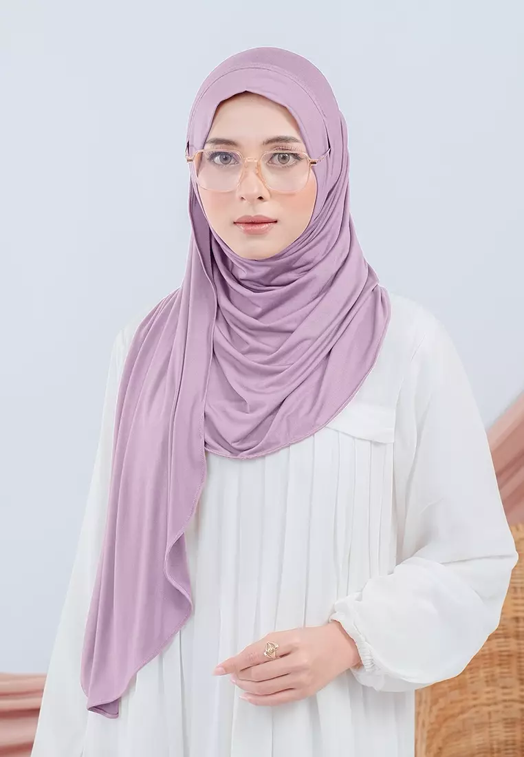 HIJAB INSTAN FAYZA - PASTEL PURPLE