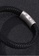 Kings Collection black Faux Leather Magnetic Bracelet (Circumference 18.5cm) (KJBR16022) E45DBAC9D265F4GS_4