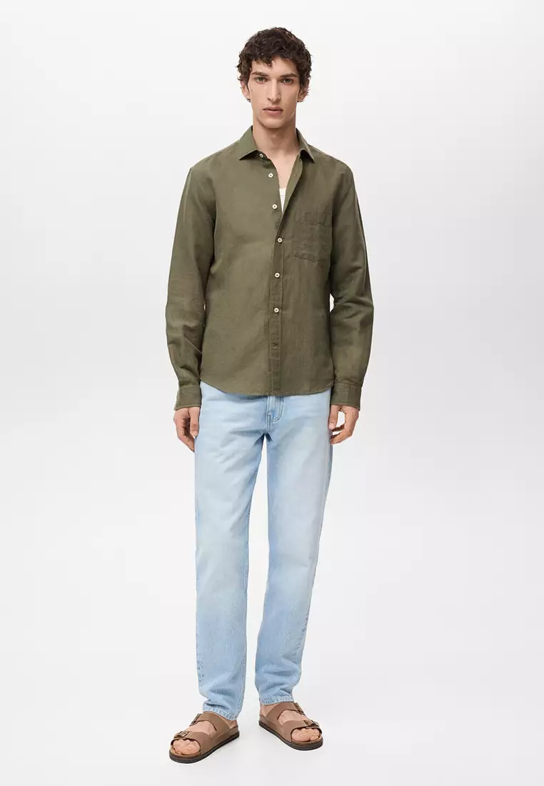 Classic-Fit Linen Shirt