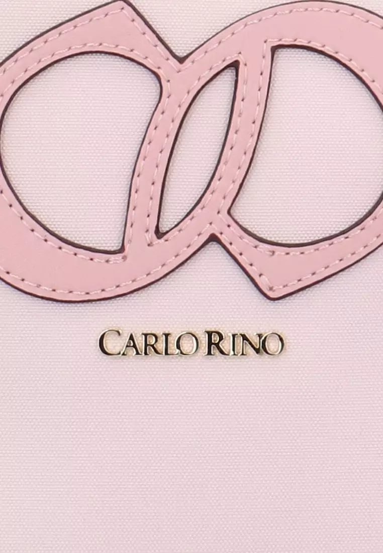 Buy Carlo Rino Infinite C Nylon Tote - Pink 2026 Online | ZALORA