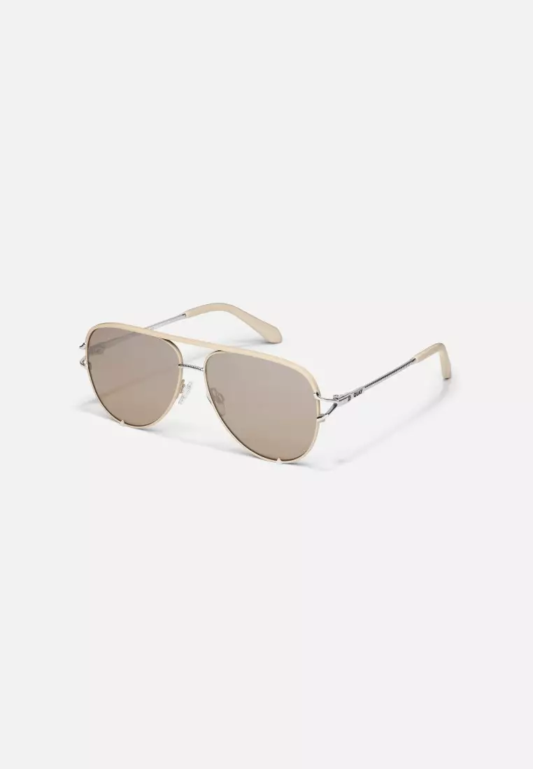 High Key Twist Sunglasses - Silver/Silver Champagne Flash