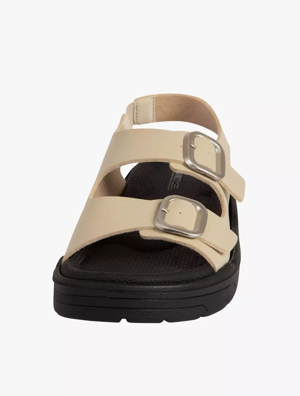 Payless State Street Womens Cameron Footbed Sandals - Ivory_05