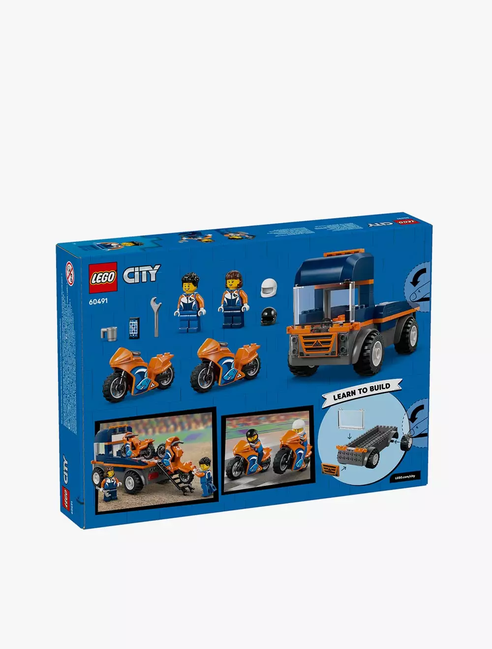 LEGO® City Great Vehicles Motorcycle Transporter - 60491