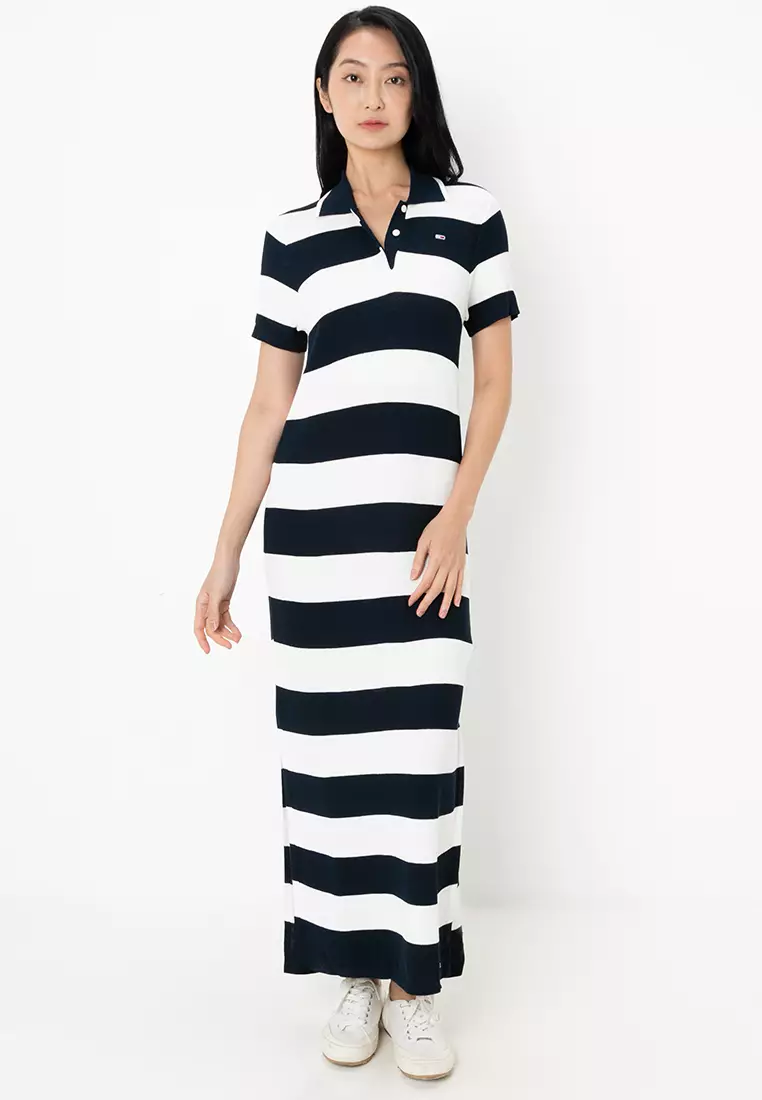Tommy hilfiger striped polo dress best sale