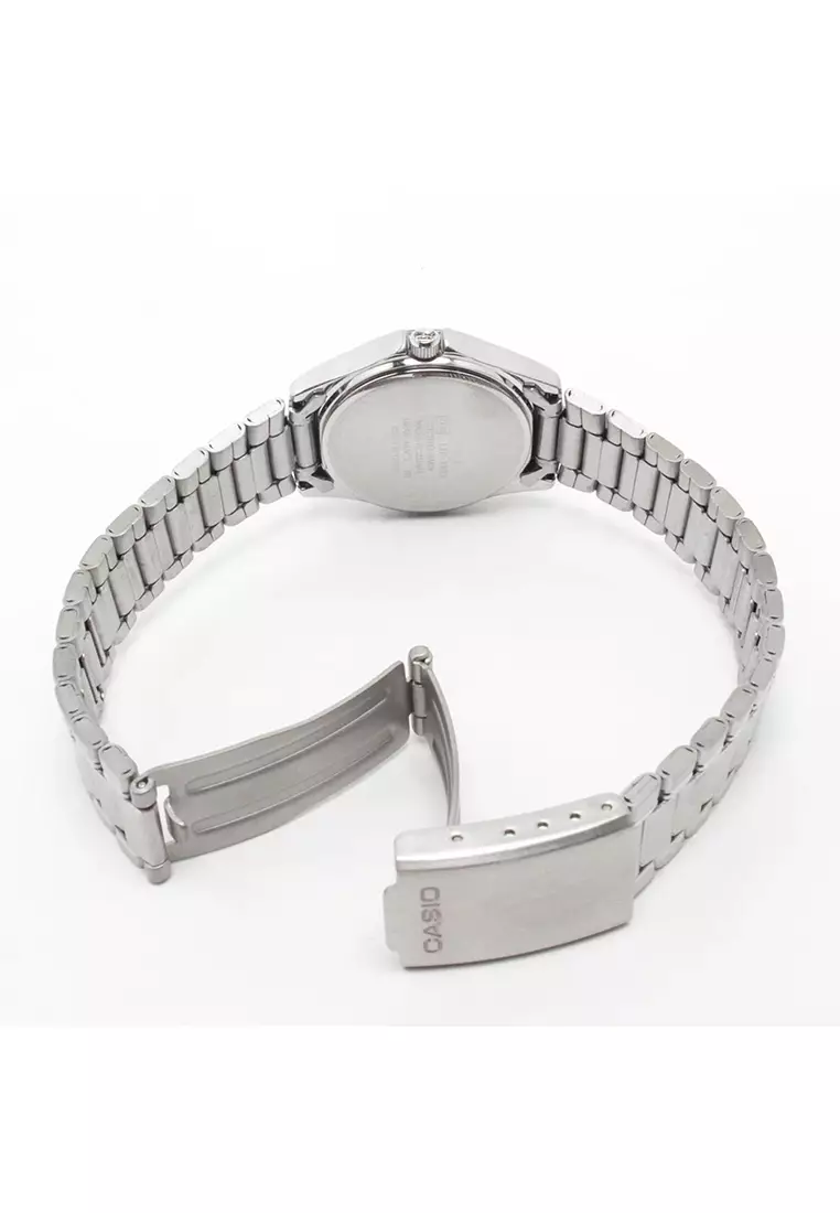 Couple Watch for Men and Women MTP/LTP-1183A-2A Stainless Steel Band Casual Watch