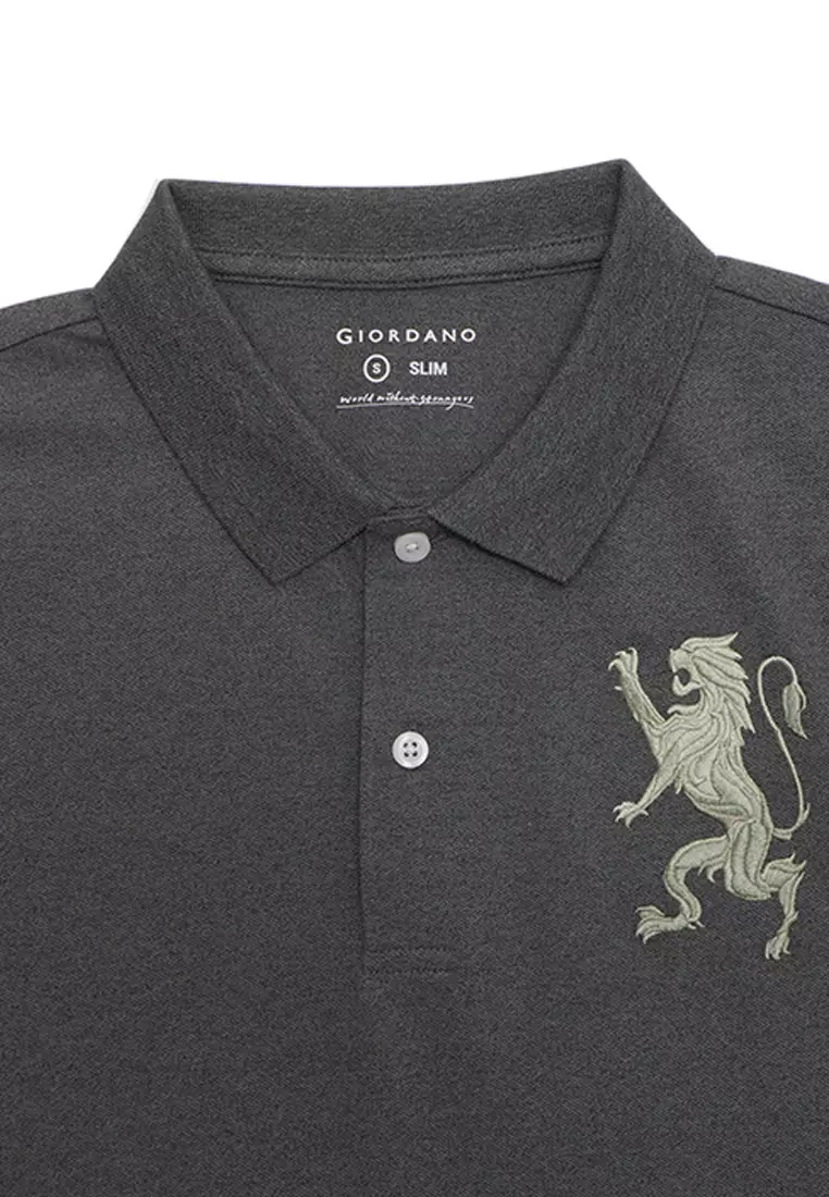 Men's 3D Lion Polo