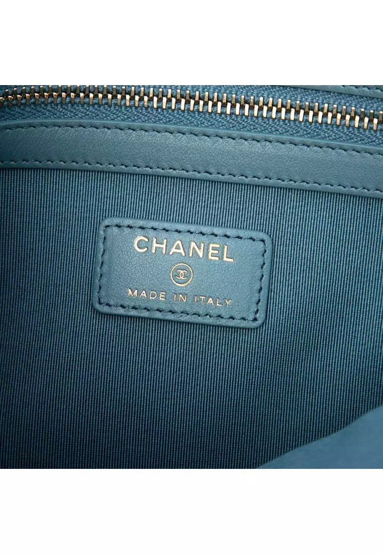 Pre-Loved Chanel Medium Tweed Deauville O Case Clutch