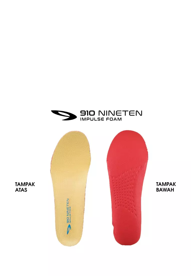 910Nineten TAKASHI RUN ELITE sepatu lari - HIJAU MINT/KUNING/HIJAU TUA