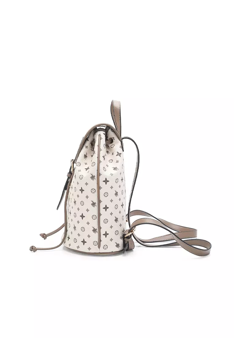 Women's Monogram Backpack (Tas Ransel & Tas Punggung Wanita) - Cokelat