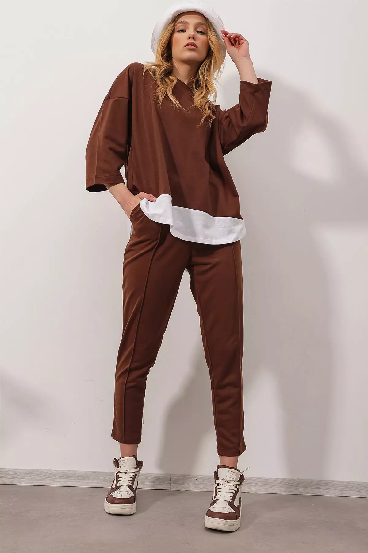 Layered T-Shirt with Pants Set