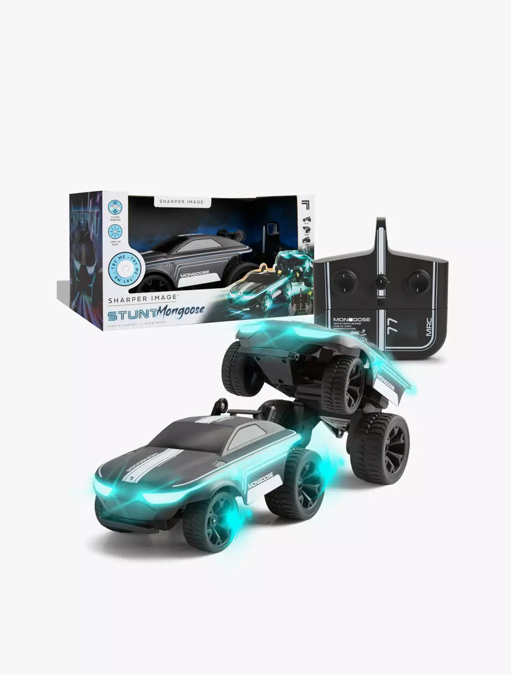 Discovery Sharper Image Toy RC Stunt Mongoose LED - DCP1212009991 - Multicolor