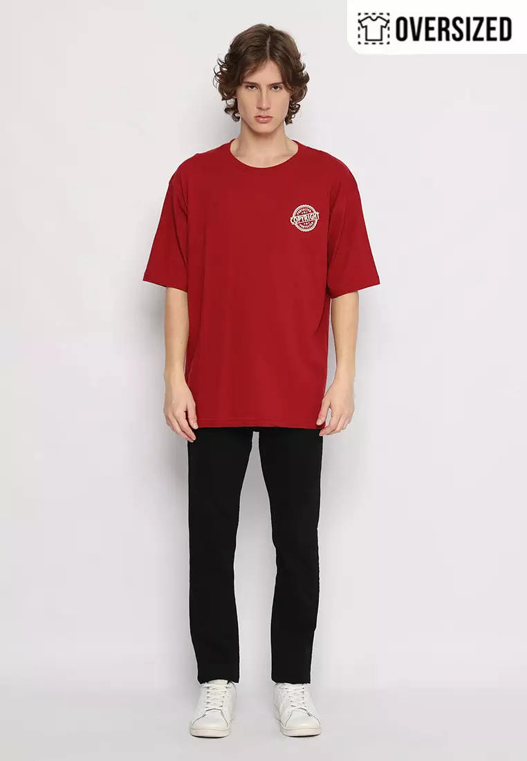 RBJ T-Shirt Cotton Oversized Pria 2079230301