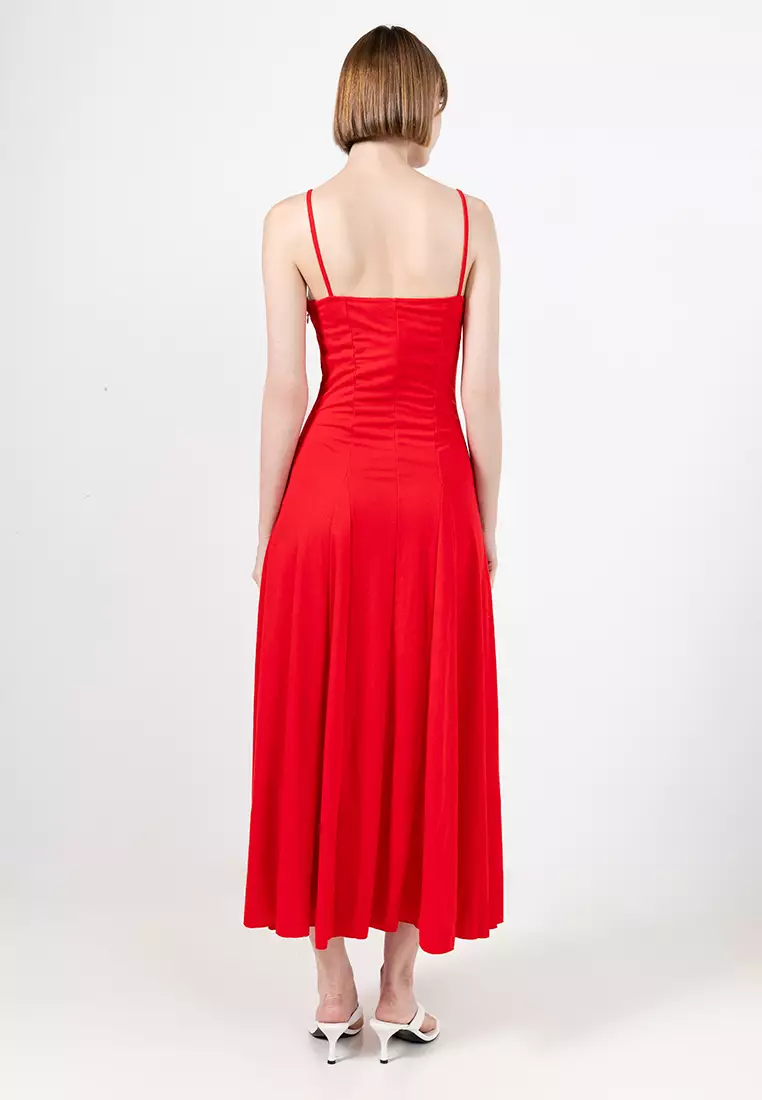 A-Line Dress With Godets